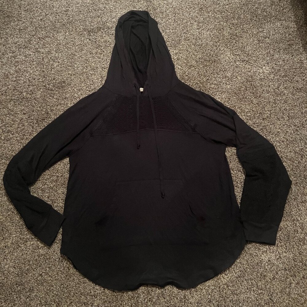 Rewind Hooded Long Sleeve Shirt